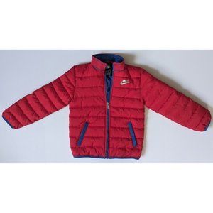 Nike Boys Red Winter Coat Size 7